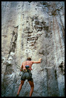 David Benson falling off "Quartz" (7b)