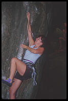 Kim Gibbs on "Krabi, Krabi" (6c), Defile