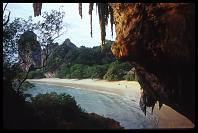 Pra Nang Beach viewed from the Defile