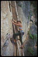 The ladder at the Thaiwand Wall is so bad, you need to lead it