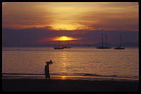 Sunset over Railay beach