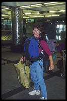 Jamie and all her belongings