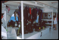 Dive deck aboard Cayman Aggressor IV, Grand Cayman