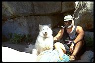 Al Stebbins with Bivy. City of Rocks, Idaho