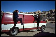 My Aussie mates bouldering the 'Van Traverse'. Joshua Tree NP, California
