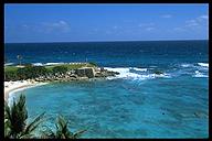 The view of the ocean from our hotel in Cancun, Mexico