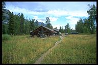 The American Alpine Club Climber's Ranch. Grand Teton NP, Wyoming