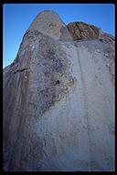 David Benson one of the best climbs in Joshua Tree, Figures on a Landscape (5.10b). Joshua Tree NP, California