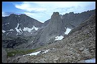 Our destination, Pingora. Wind River Range, Wyoming