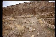 Trail sign. Chaco Culture National Monument, New Mexico