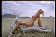 Burning Man 1998 - Even the mannequins get a little crazy here
