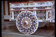 Hand painted ox cart at the Sarchi market. Costa Rica