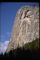 Washington Column. Our route, Southern Man is to the left hand side. Yosemite, California